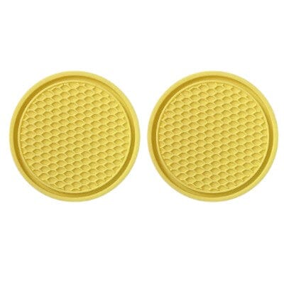 Dessous de Verre - CupGuard™ - Jaune - Tunning Auto